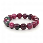Браслет "Классика" турмалин, круглые 12мм 