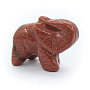Фигурка слон 3,6см коричневый аванюрин