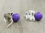 Серьги "Патрисия" фиолетовый чароит имитация Серьги "Патрисия" фиолетовый чароит имитация