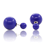 Серьги-пусеты синие 8мм и 15мм Серьги-пусеты синие 8мм и 15мм