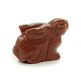Фигурка кролик 4,7см коричневый авантюрин