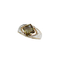 Комплект "Кэндис", султанит, покрытие под золото, размеры кольца: 17, 18, 19, 20