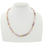  Аметрин "Валькирия",  граненые бусины 8мм, короткие 49см