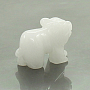 Фигурка медведь 3,5см кварц белый