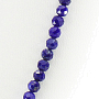 Лазурит (Россия) 3,5мм круглые гранёные бусины, бусы "Соблазн", длина 48см