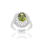 Комплект "Ирэн" фианит "хризолит" 19 Комплект "Ирэн" фианит "хризолит" 19