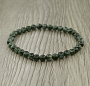 Серафинит 5мм, браслет "Классика" длина 18см