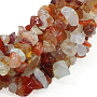 Ожерелье сердолик "Амазонка", галька, короткое 47см Ожерелье сердолик "Амазонка", галька, короткое 47см
