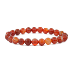 Сердолик светлый 8мм браслет "Классика" 17см