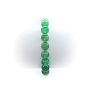 Агат изумрудно-зелёный 10мм, браслет "Классика" длина 16см