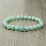 Амазонит (Перу) 8мм, браслет "Классика", 17см