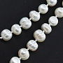 Бусы белый жемчуг, неровный 7-8мм, длинные 114см Бусы белый жемчуг, неровный 7-8мм, длинные 114см
