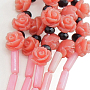Бусы авторские "Герона" из розового коралла, палочки, короткие 55см Бусы авторские "Герона" из розового коралла, палочки, короткие 55см