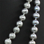 Бусы серый жемчуг, круглый ровный 6мм, длинные 120см Бусы серый жемчуг, круглый ровный 6мм, длинные 120см