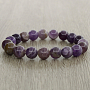Аметист (Бразилия) 10мм, браслет "Классика" 17см