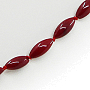 Бусы коралл красный натуральный, зерно 5х11мм, длинные 116см