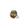 Комплект "Султан-16", султанит, покрытие под золото, размеры кольца: 20