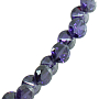 Бусы фианит "аметист темный", граненые, короткие 43см Бусы фианит "аметист темный", граненые, короткие 43см