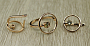 Комплект "Кассея", султанит, покрытие под золото, размер кольца 20
