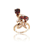Комплект "Муза" фианит "гранат" 18 Комплект "Муза" фианит "гранат" 18