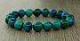 Хризоколла (имитация) 10мм, браслет "Классика" длина 16см Хризоколла (имитация) 10мм, браслет "Классика" длина 16см
