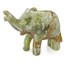 Слон оникс 15см, 6"