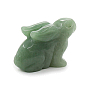 Фигурка кролик 4,7см авантюрин зеленый