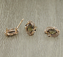 Комплект "Султан-14", султанит, покрытие под золото, размеры кольца: 18.