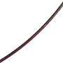 Шнурок-чокер для кулона из проволки коричневый. Длина 46см.
