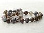 Бусы агат Ботсвана, круглые 12мм, короткие 47см
