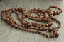 Авантюрин коричневый 6..14мм, бусы "Равновесие" длиной 140см