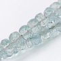 Бусы Аквамарин "Джульетта", граненые таблетки 4мм, короткие 48см Бусы Аквамарин "Джульетта", граненые таблетки 4мм, короткие 48см
