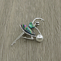 Брошь "Балерина" гелиотис