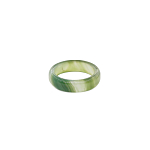 Агат зеленый кольцо 6мм, размер кольца: 17, 17(5)