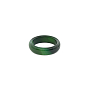 Агат темно-зеленый кольцо 5мм, размер 17(5)