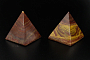 Пирамида оникс 4см, 1.5", тёмный оникс