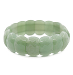 Браслет "Эмо" на резинке из граненого авантюрина. Длина браслета 21см