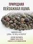 Яшма пейзажная (Урал) 6..14мм, бусы "Равновесие" длиной 140см