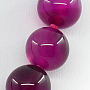 Бусы агат розовый, круглые 12мм, короткие 45см Бусы агат розовый, круглые 12мм, короткие 45см
