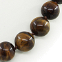 Бусы тигровый глаз, круглые 16мм, корткие 45см Бусы тигровый глаз, круглые 16мм, корткие 45см