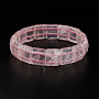 Браслет "Ириска" кварц розовый Браслет "Ириска" кварц розовый