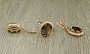 Комплект "Султан-21", султанит, покрытие под золото, размеры кольца: 17, 18, 19, 20