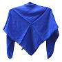 Платок шёлк однотонный синий