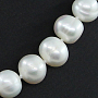 Бусы белый жемчуг, круглый 8мм, короткое 46см Бусы белый жемчуг, круглый 8мм, короткое 46см
