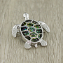 Брошь "Черепашка-2" перламутр гелиотис