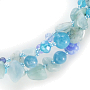 Авторское колье кварц голубой, агат сапфировый "Хлоя" колье 48см Авторское колье кварц голубой, агат сапфировый "Хлоя" колье 48см