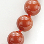 Бусы сердолик, круглые 16мм, короткие 50см 