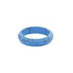 Кольцо из голубой бирюзы (имитация), маленькое